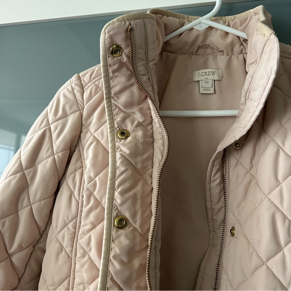 Cream Quilted J.Crew Barn Jacket - Picture 4 of 8